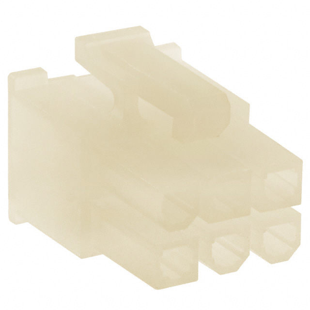 Wtyk; przewód-przewód/płytka; żeńskie; Mini-Fit Jr; 4,2mm; PIN: 6 (PN:39012065)