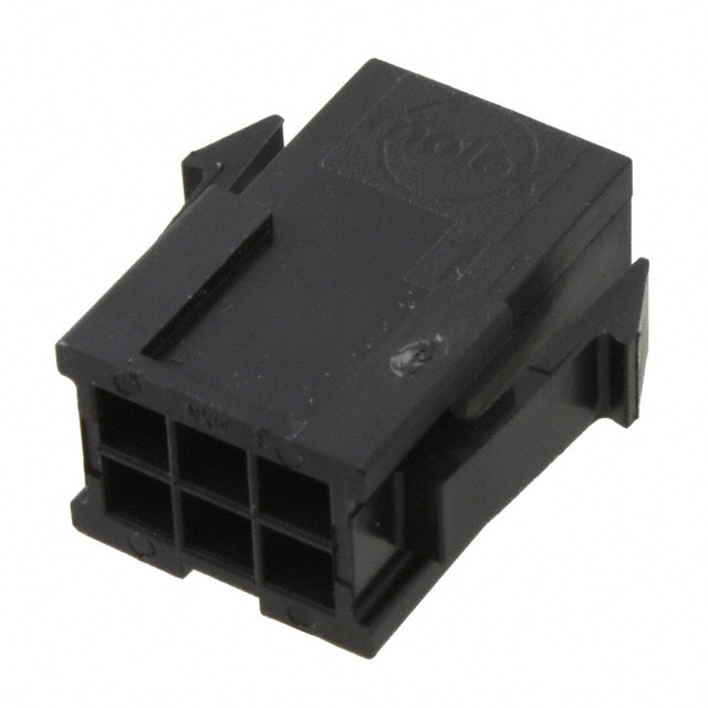 Wtyk; przewód-przewód; męskie; Micro-Fit 3.0; 3mm; PIN: 6; 5A (PN: 43020-0600)