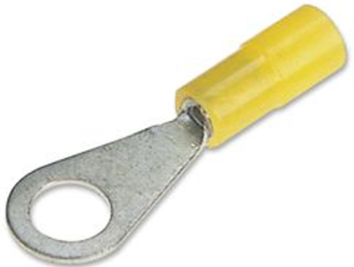 MULTICOMP PRO DNR05-3Końcówka oczkowa, M3, #5, 20 AWG, 0.5 mm², DNR, Żółty (PN: DNR05-3)